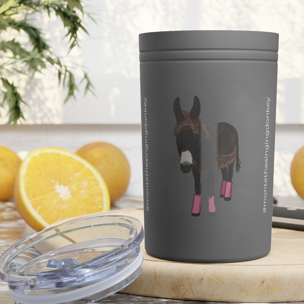 Monte the Singing Donkey Vacuum Insulated Tumbler, 11oz