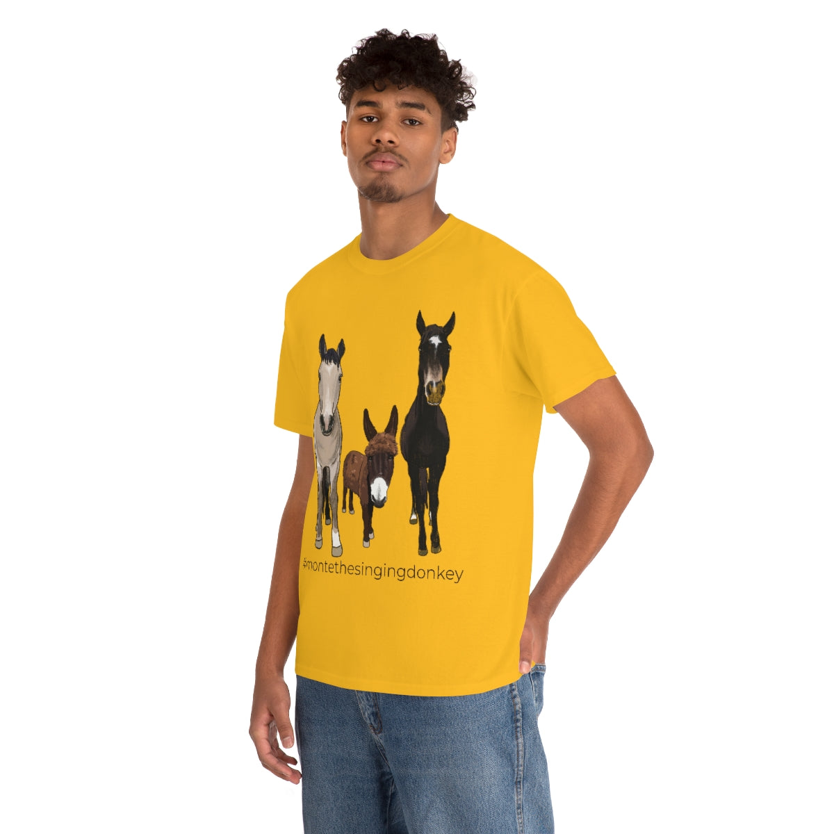 Monte the Singing Donkey and The Brudders Unisex Heavy Cotton Tee (S-5X)