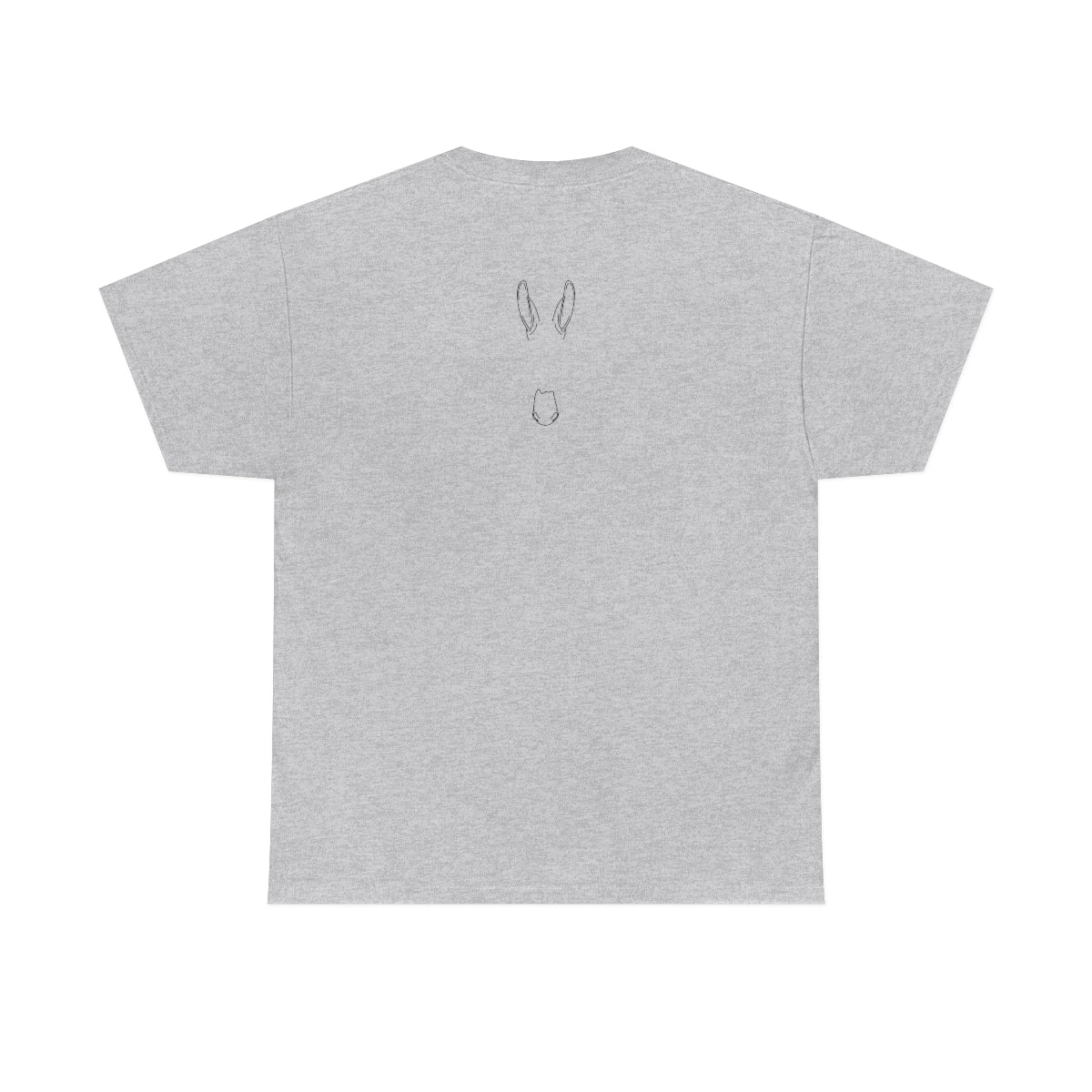 Monte the Singing Donkey Unisex Braying Silhouette Heavy Cotton Tee (S-5X)