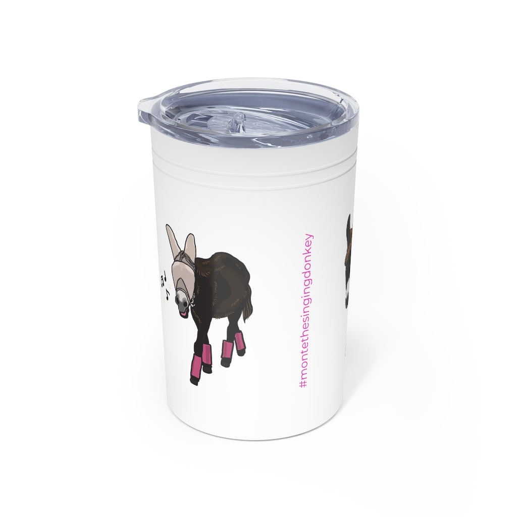 Monte the Singing Donkey Vacuum Insulated Tumbler, 11oz