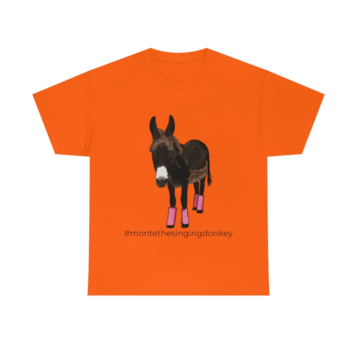 Monte the Singing Donkey Fly Gear Unisex Heavy Cotton Tee (S-5X)