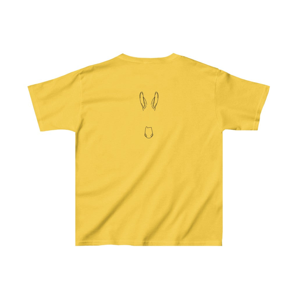 Monte the Singing Donkey Braying Silhouette Kids Heavy Cotton™ Tee (XS - XL)