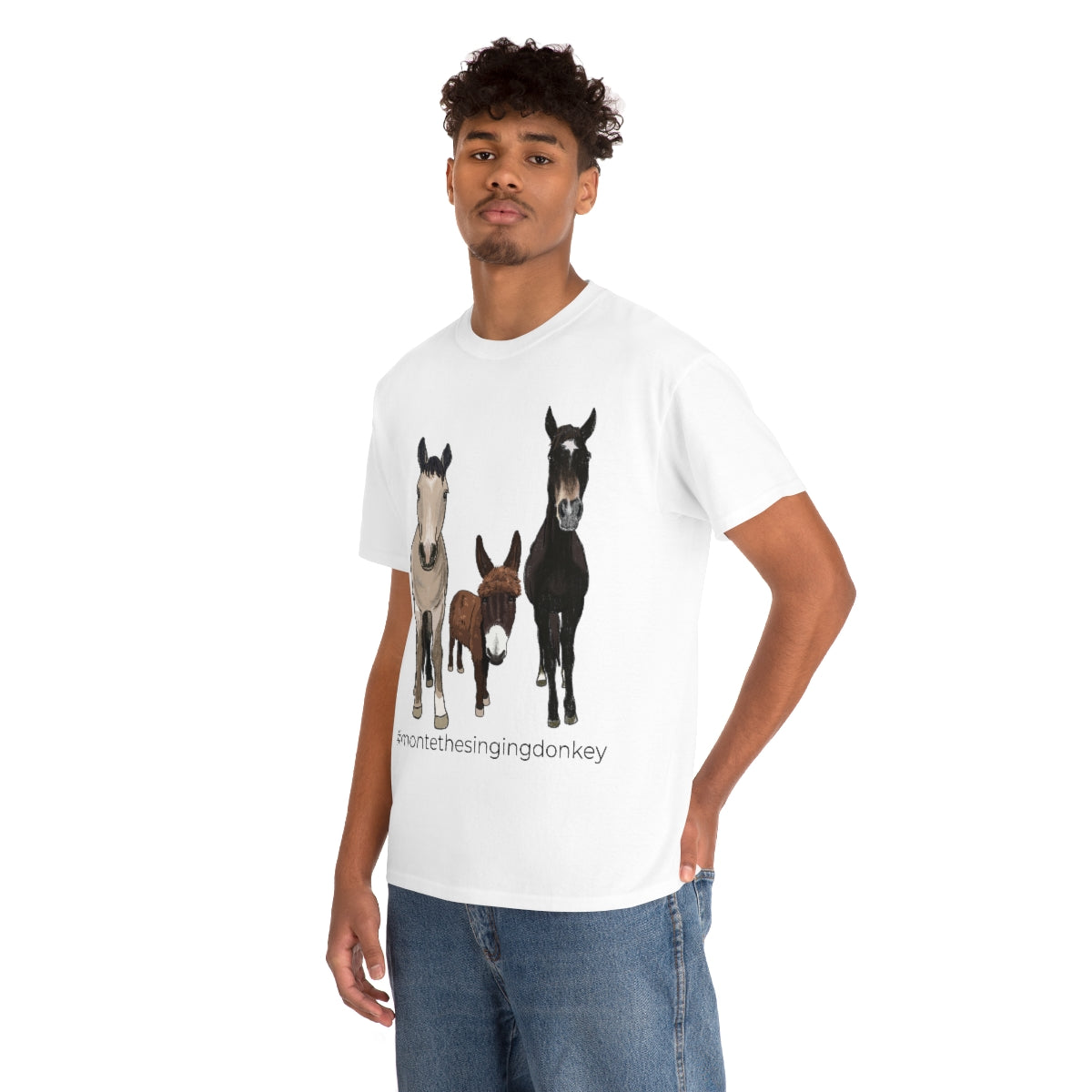 Monte the Singing Donkey and The Brudders Unisex Heavy Cotton Tee (S-5X)