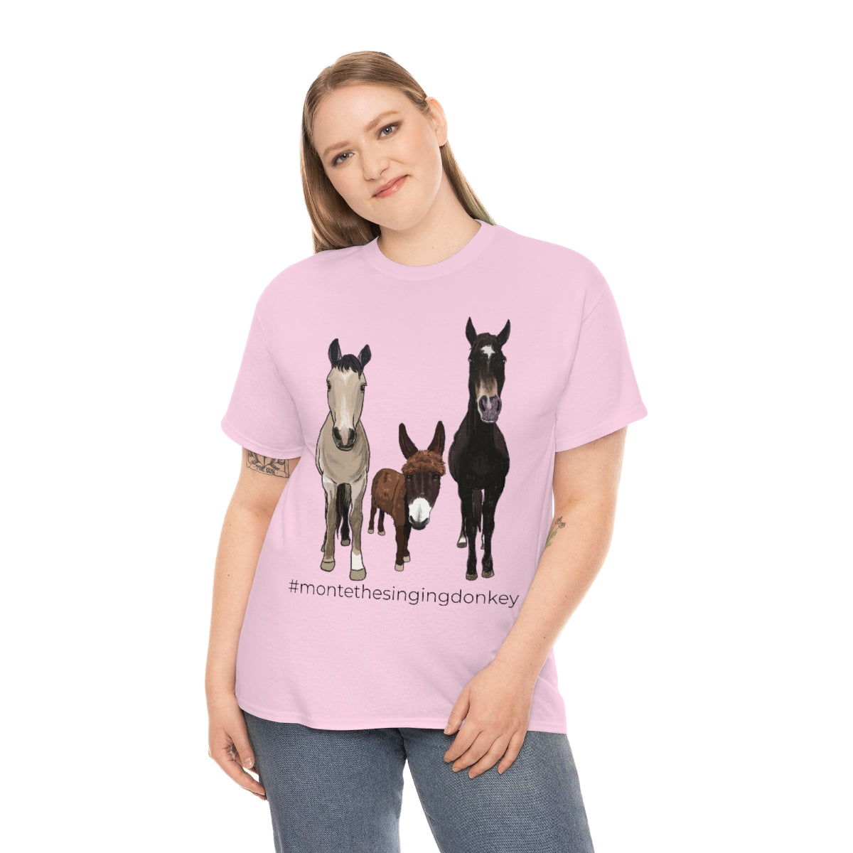 Monte the Singing Donkey and The Brudders Unisex Heavy Cotton Tee (S-5X)