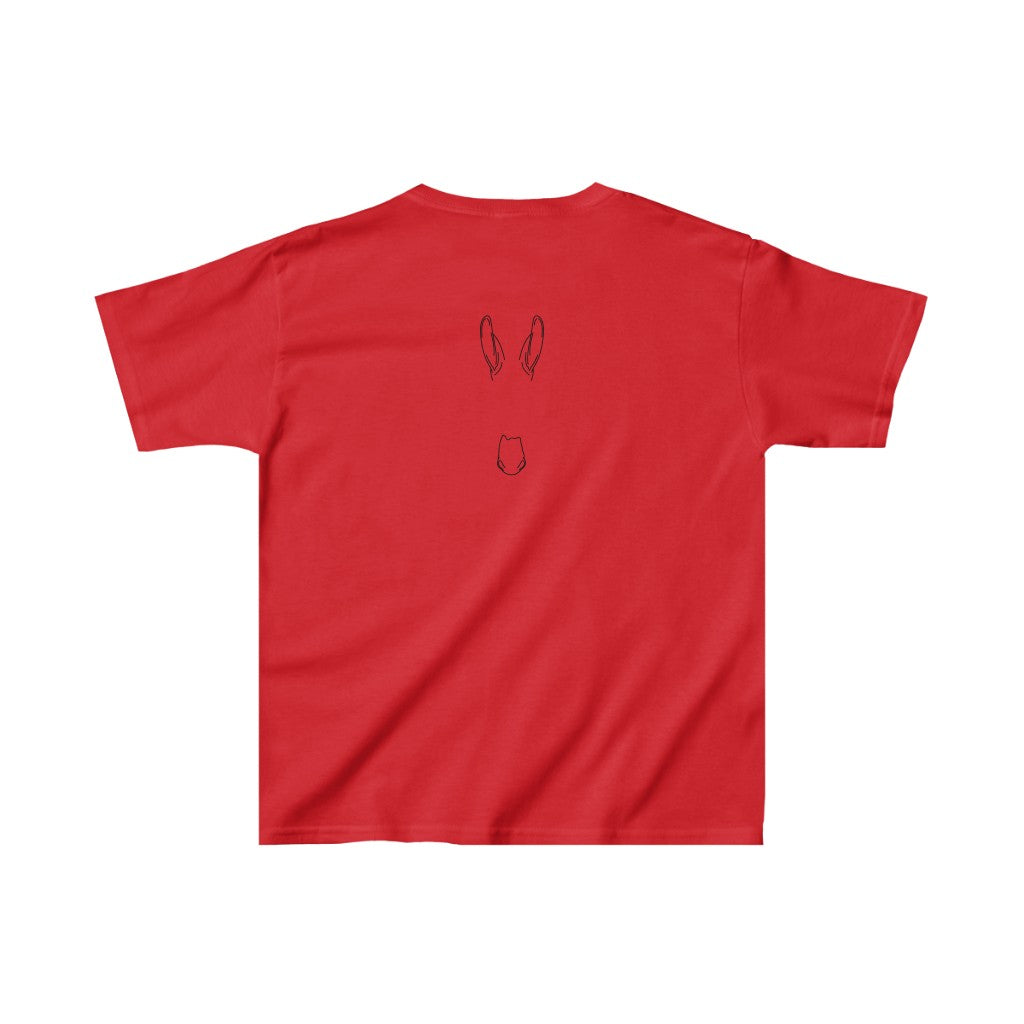 Monte the Singing Donkey Braying Silhouette Kids Heavy Cotton™ Tee (XS - XL)