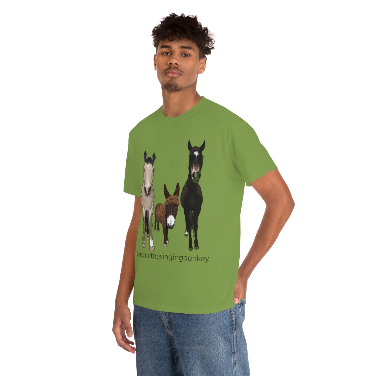 Monte the Singing Donkey and The Brudders Unisex Heavy Cotton Tee (S-5X)
