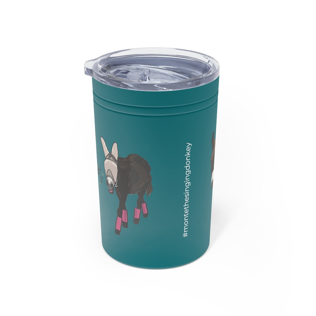 Monte the Singing Donkey Vacuum Insulated Tumbler, 11oz