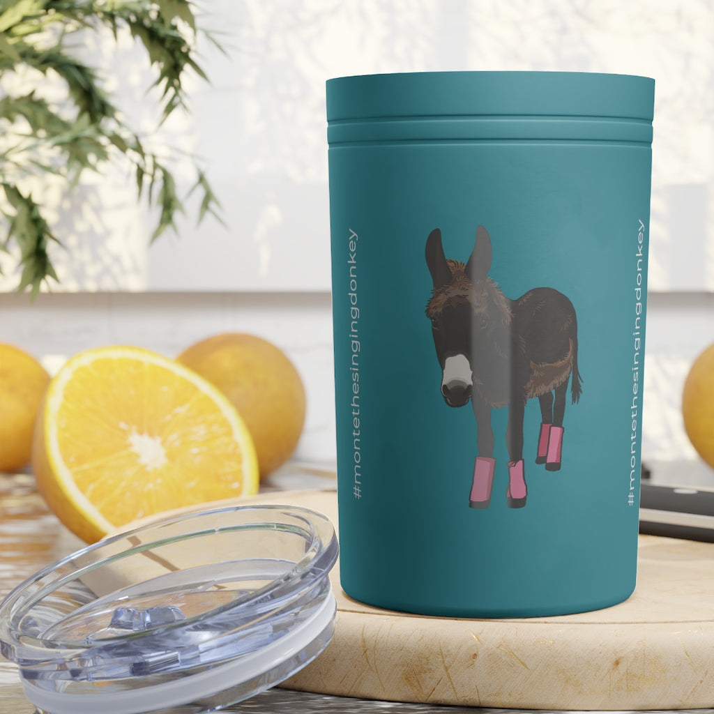 Monte the Singing Donkey Vacuum Insulated Tumbler, 11oz