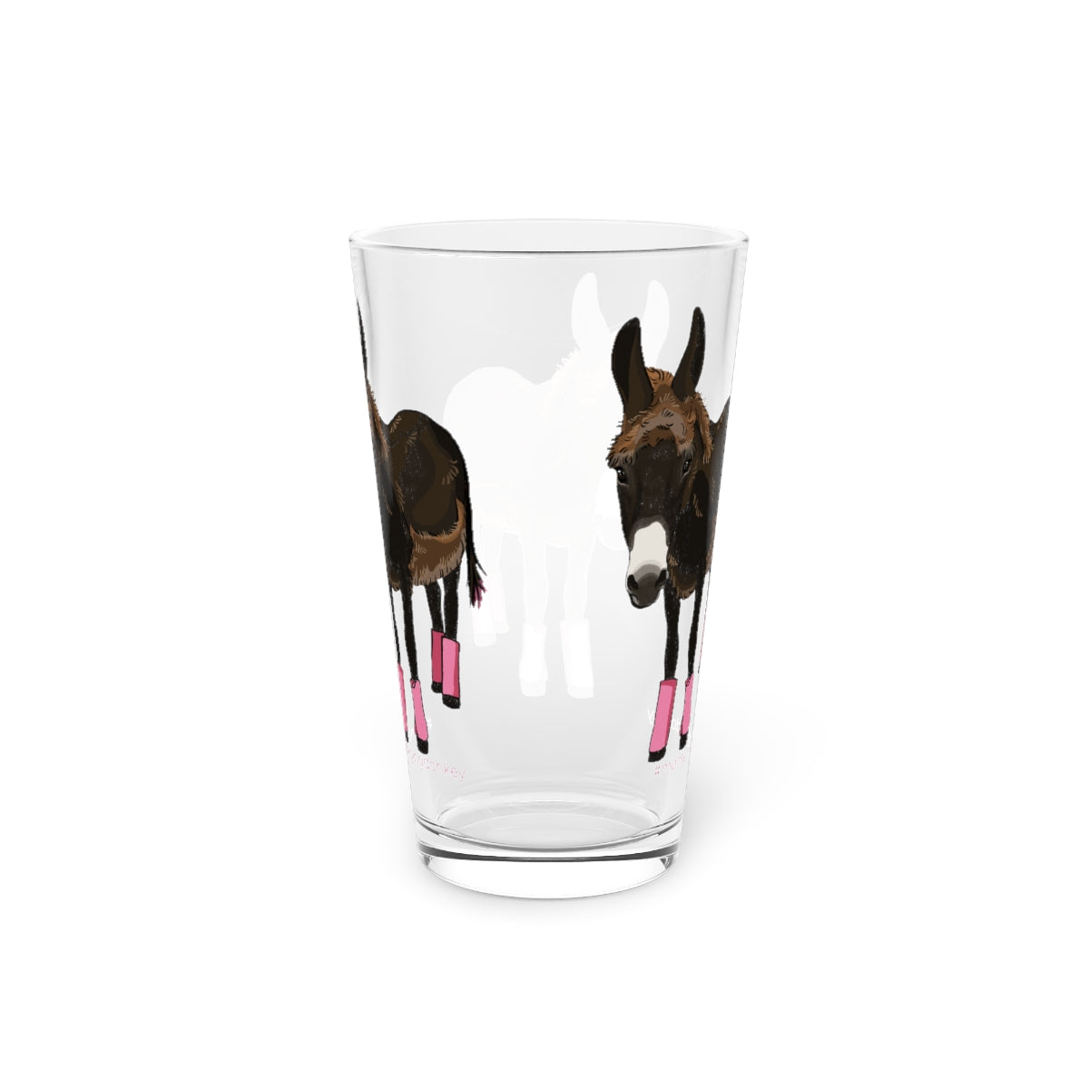 Monte the Singing Donkey - Summer Cut - Pint Glass - 16oz