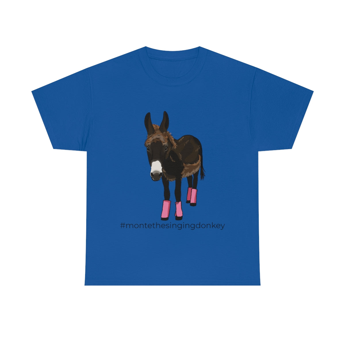 Monte the Singing Donkey Fly Gear Unisex Heavy Cotton Tee (S-5X)