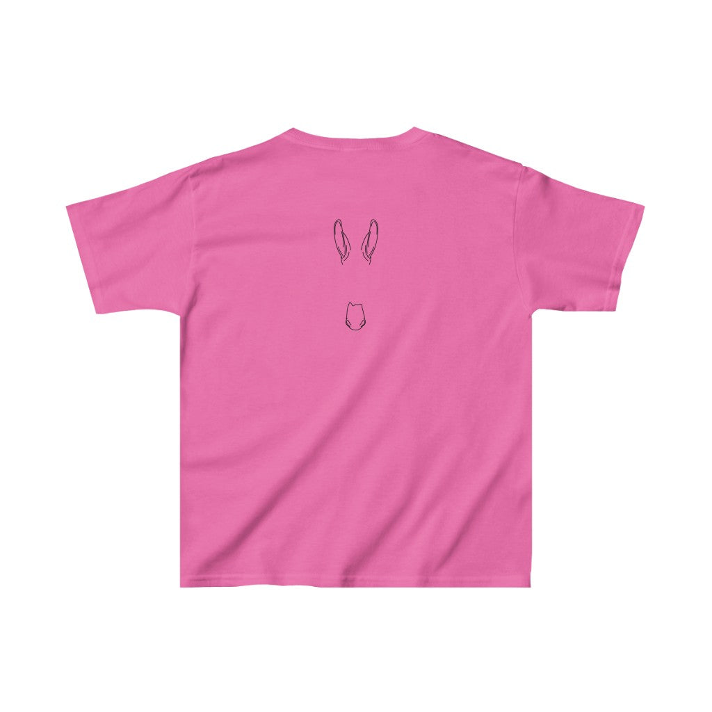 Monte the Singing Donkey Braying Silhouette Kids Heavy Cotton™ Tee (XS - XL)