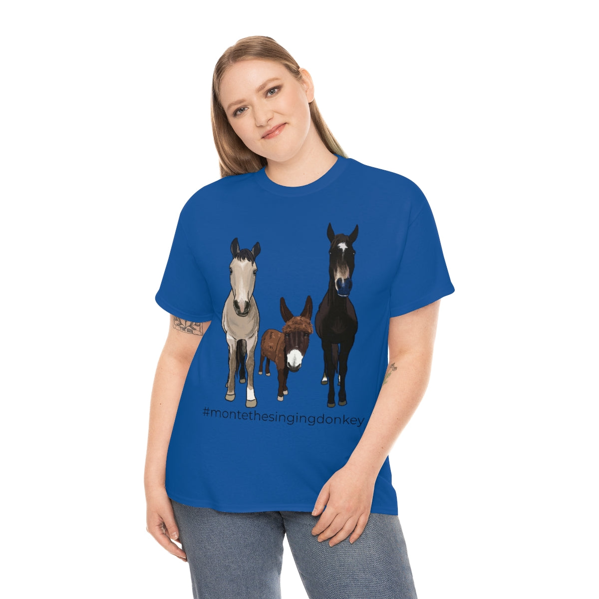 Monte the Singing Donkey and The Brudders Unisex Heavy Cotton Tee (S-5X)