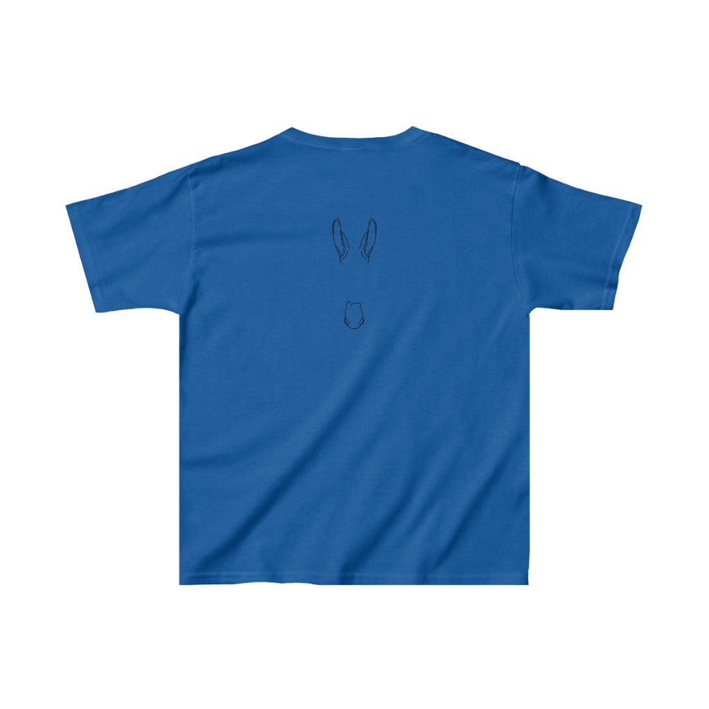 Monte the Singing Donkey Braying Silhouette Kids Heavy Cotton™ Tee (XS - XL)