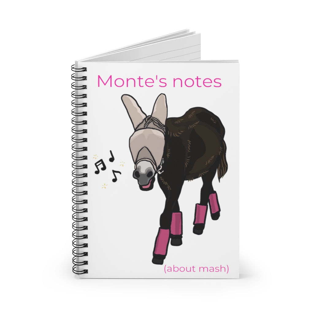 Monte’s Notes… About Mash! Spiral Notebook - Ruled Line