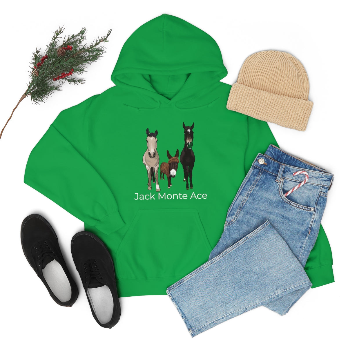 Monte the Singing Donkey and The Brudders Unisex Heavy Blend™ Hooded Sweatshirt (S-5XL)
