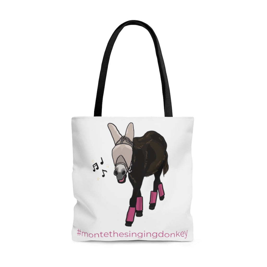 Monte the Singing Donkey Tote Bag