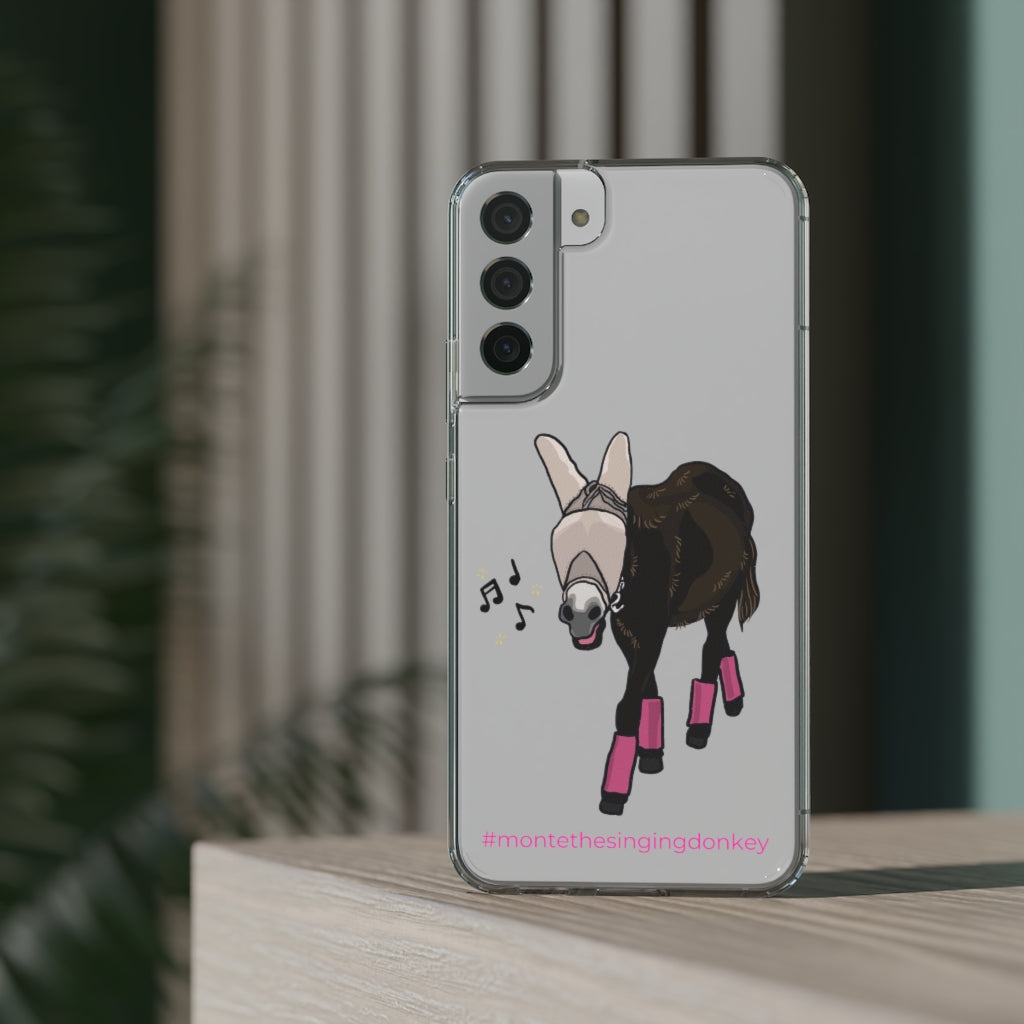 Monte the Singing Donkey Samsung Galaxy S21-22 Clear Phone Case