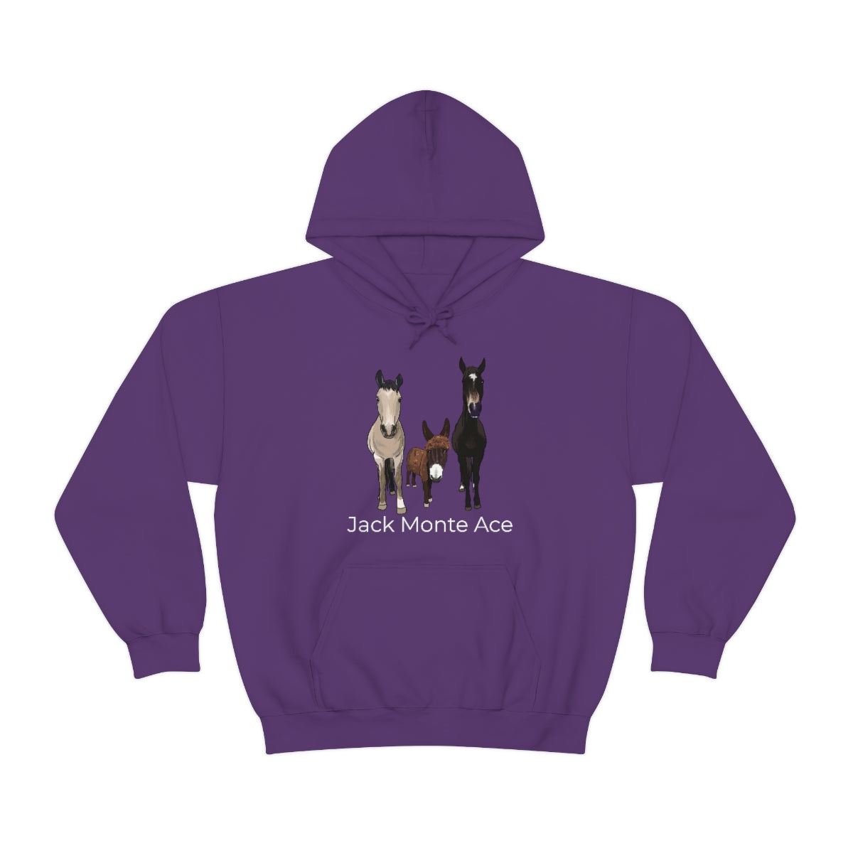 Monte the Singing Donkey and The Brudders Unisex Heavy Blend™ Hooded Sweatshirt (S-5XL)