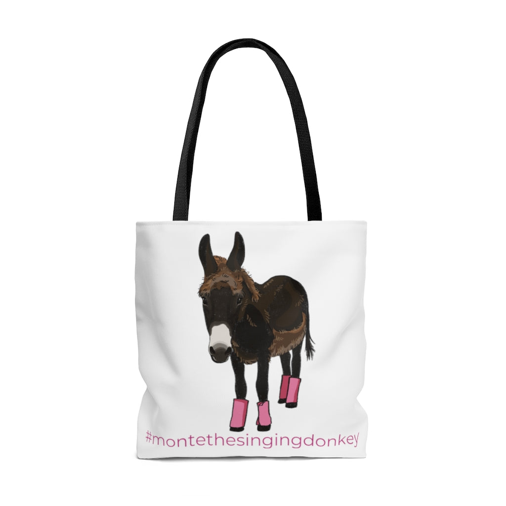 Monte the Singing Donkey Tote Bag