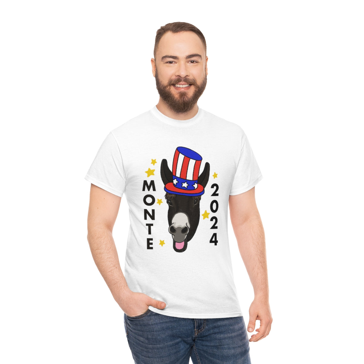 Monte the Singing Donkey for President Tees!