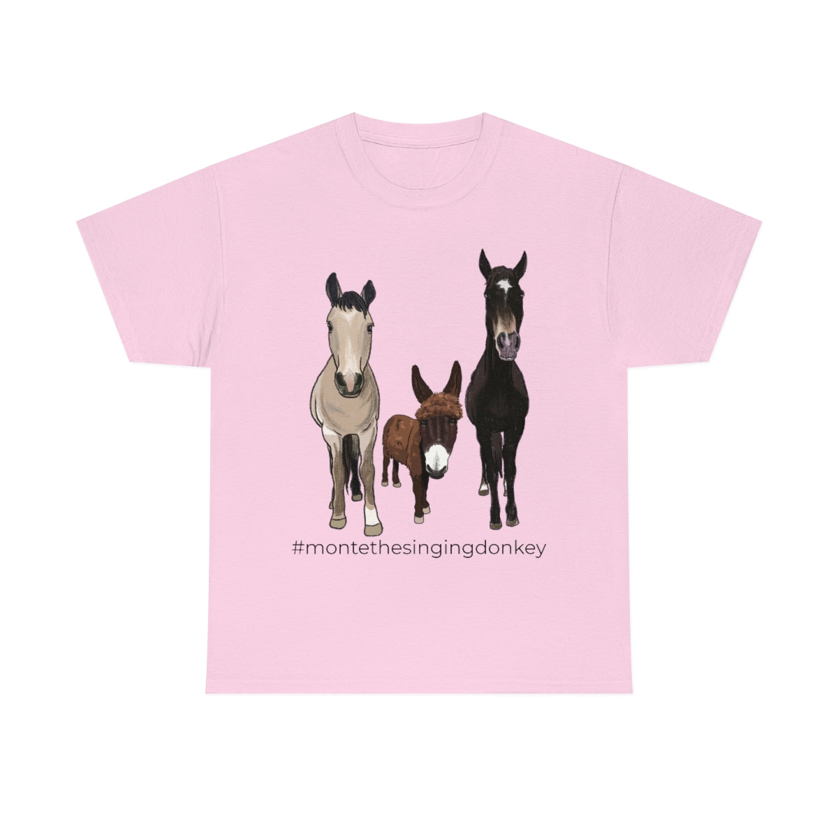 Monte the Singing Donkey and The Brudders Unisex Heavy Cotton Tee (S-5X)