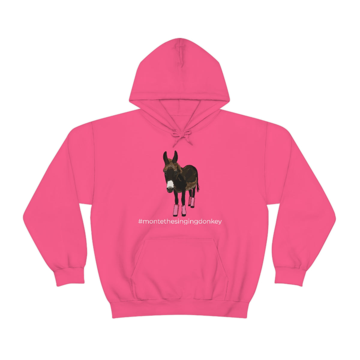 Monte the Singing Donkey Summer Cut Unisex Heavy Blend™ Hooded Sweatshirt (S-5XL)