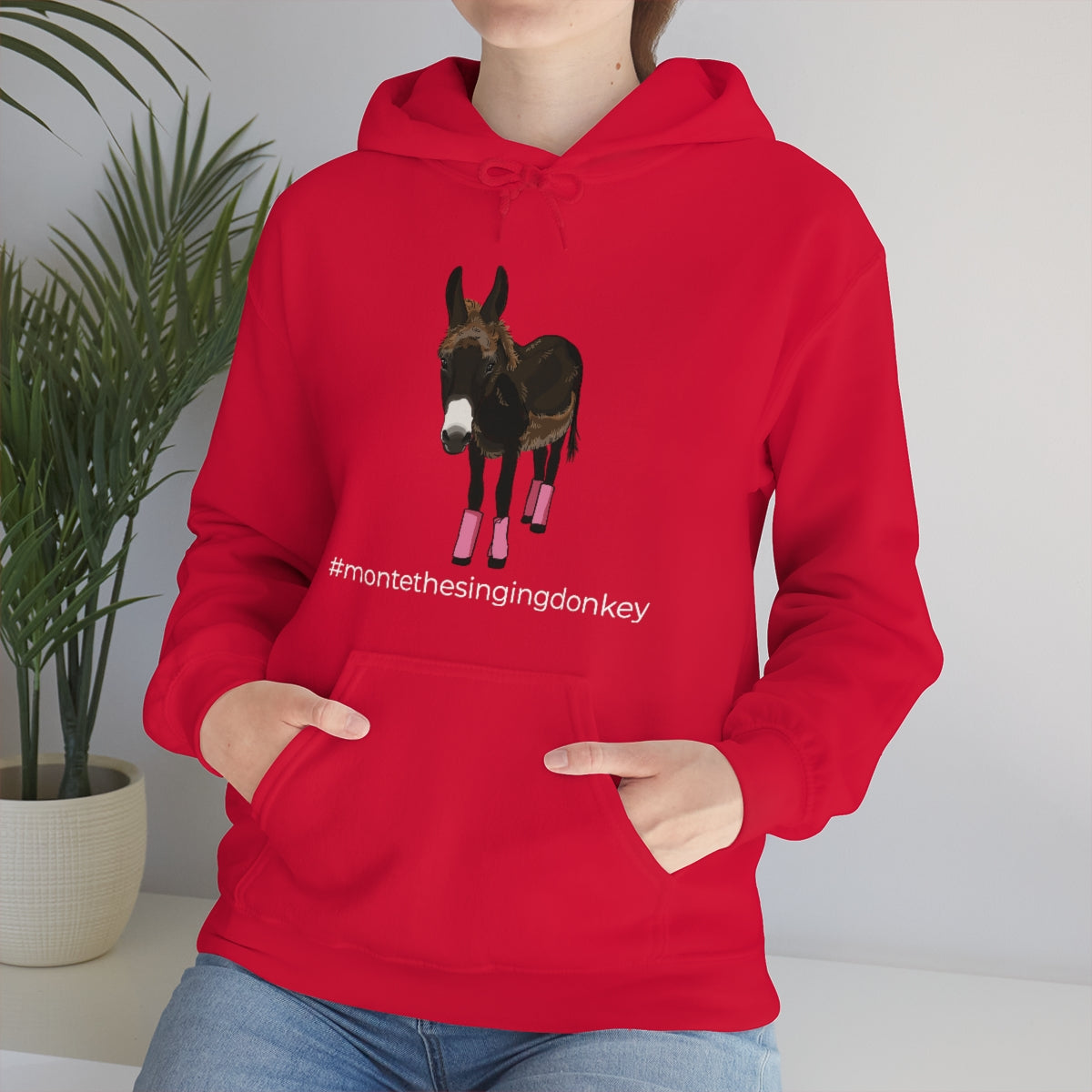 Monte the Singing Donkey Summer Cut Unisex Heavy Blend™ Hooded Sweatshirt (S-5XL)