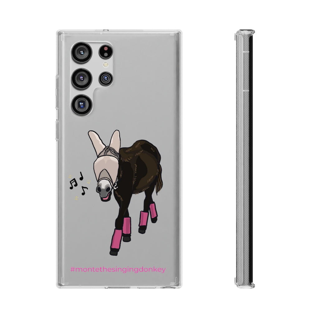 Monte the Singing Donkey Samsung Galaxy S21-22 Clear Phone Case