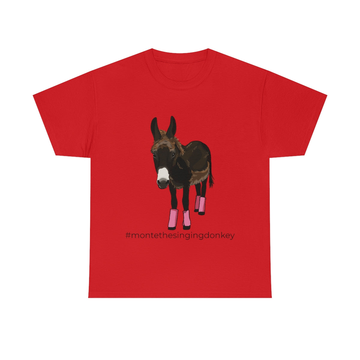 Monte the Singing Donkey Fly Gear Unisex Heavy Cotton Tee (S-5X)