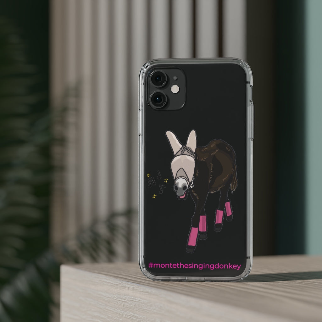 Monte the Singing Donkey Fly Gear Phone Clear Phone Case - iPhone 11-13 (mini - Pro Max)