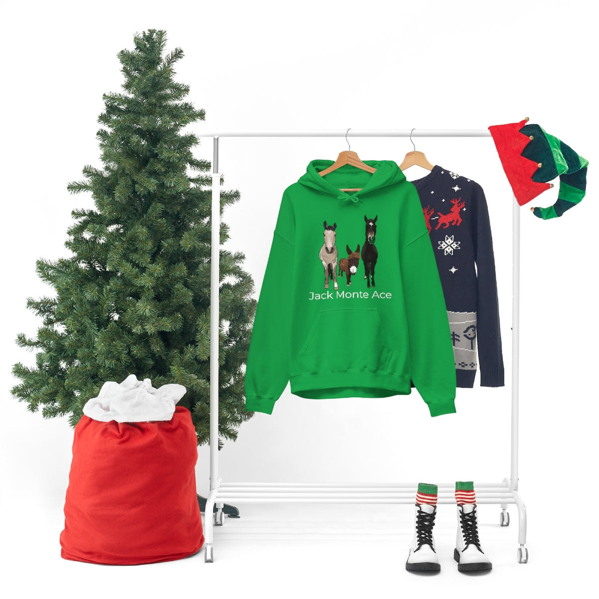 Monte the Singing Donkey and The Brudders Unisex Heavy Blend™ Hooded Sweatshirt (S-5XL)