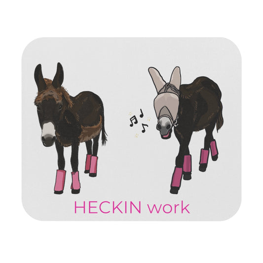 Monte the Singing Donkey HECKIN Work Mouse Pad