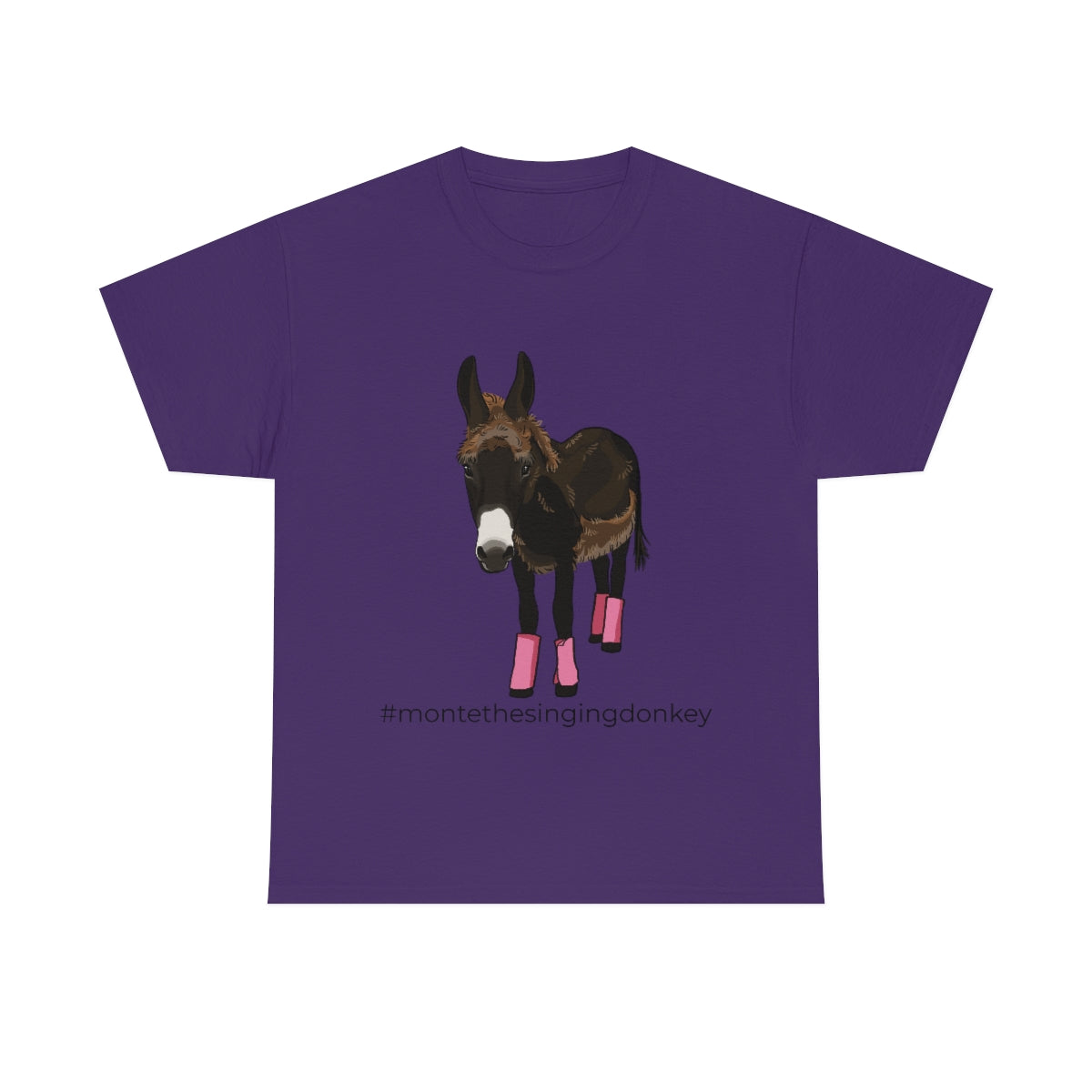 Monte the Singing Donkey Fly Gear Unisex Heavy Cotton Tee (S-5X)
