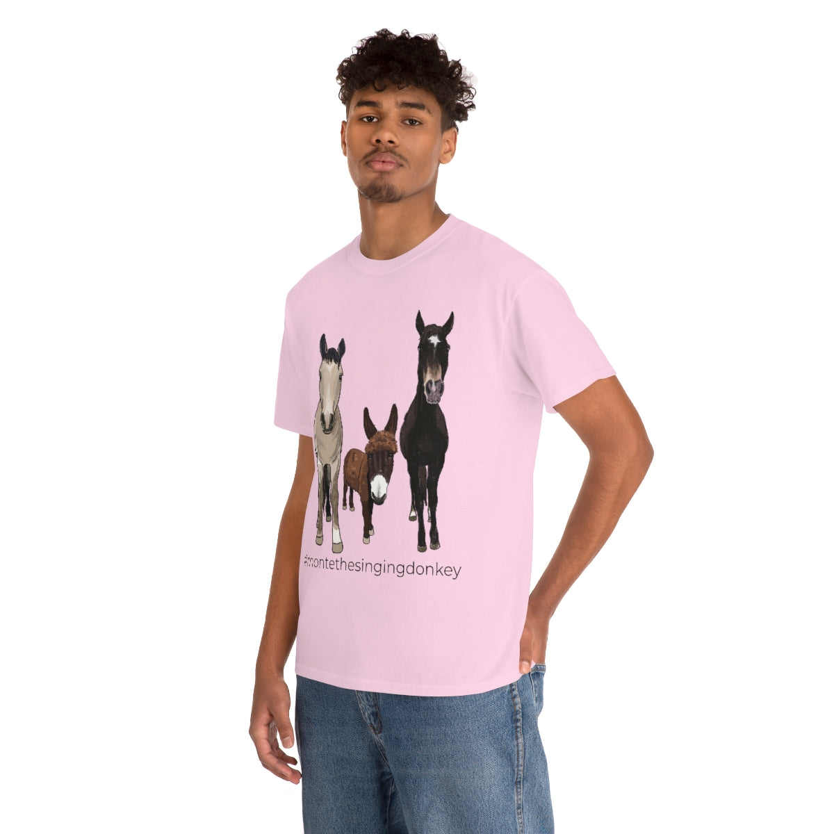 Monte the Singing Donkey and The Brudders Unisex Heavy Cotton Tee (S-3X)