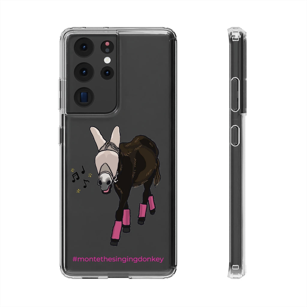 Monte the Singing Donkey Samsung Galaxy S21-22 Clear Phone Case