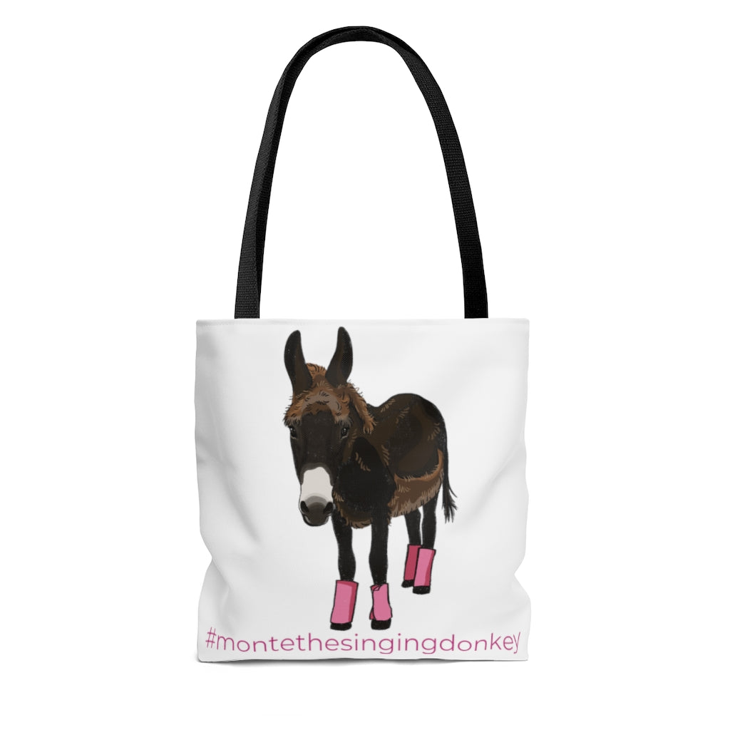 Monte the Singing Donkey Tote Bag