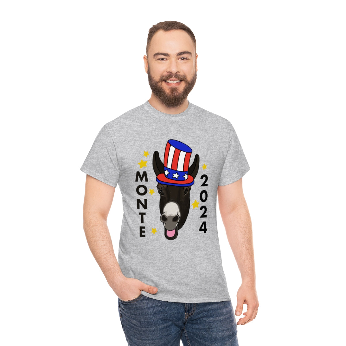 Monte the Singing Donkey for President Tees!