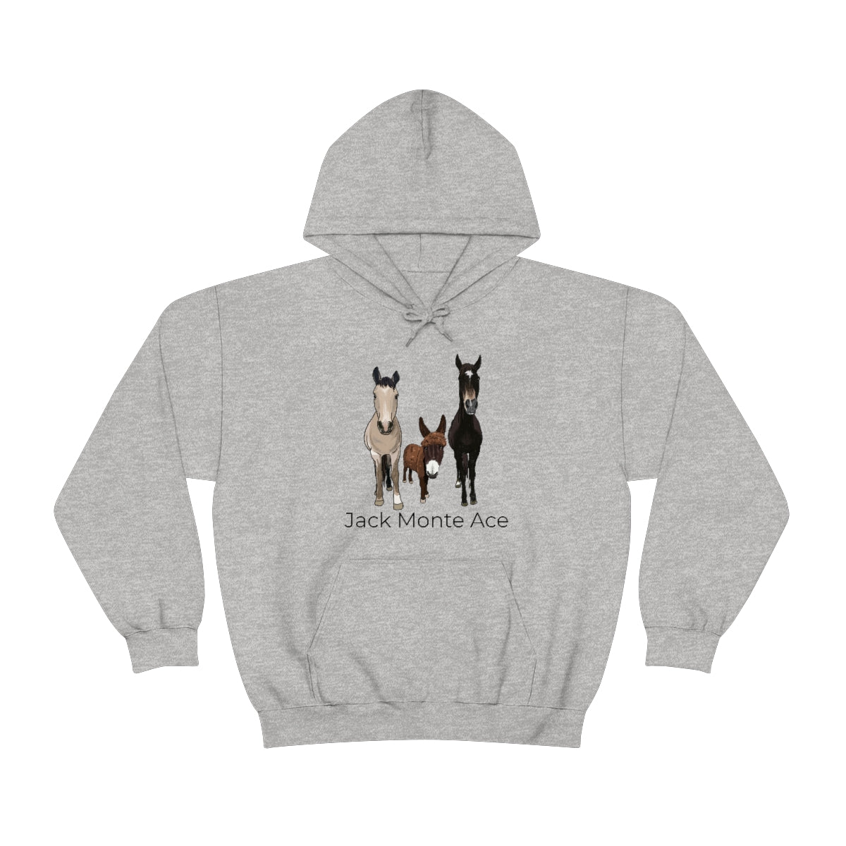 Monte the Singing Donkey and The Brudders Unisex Heavy Blend™ Hooded Sweatshirt (S-5XL)
