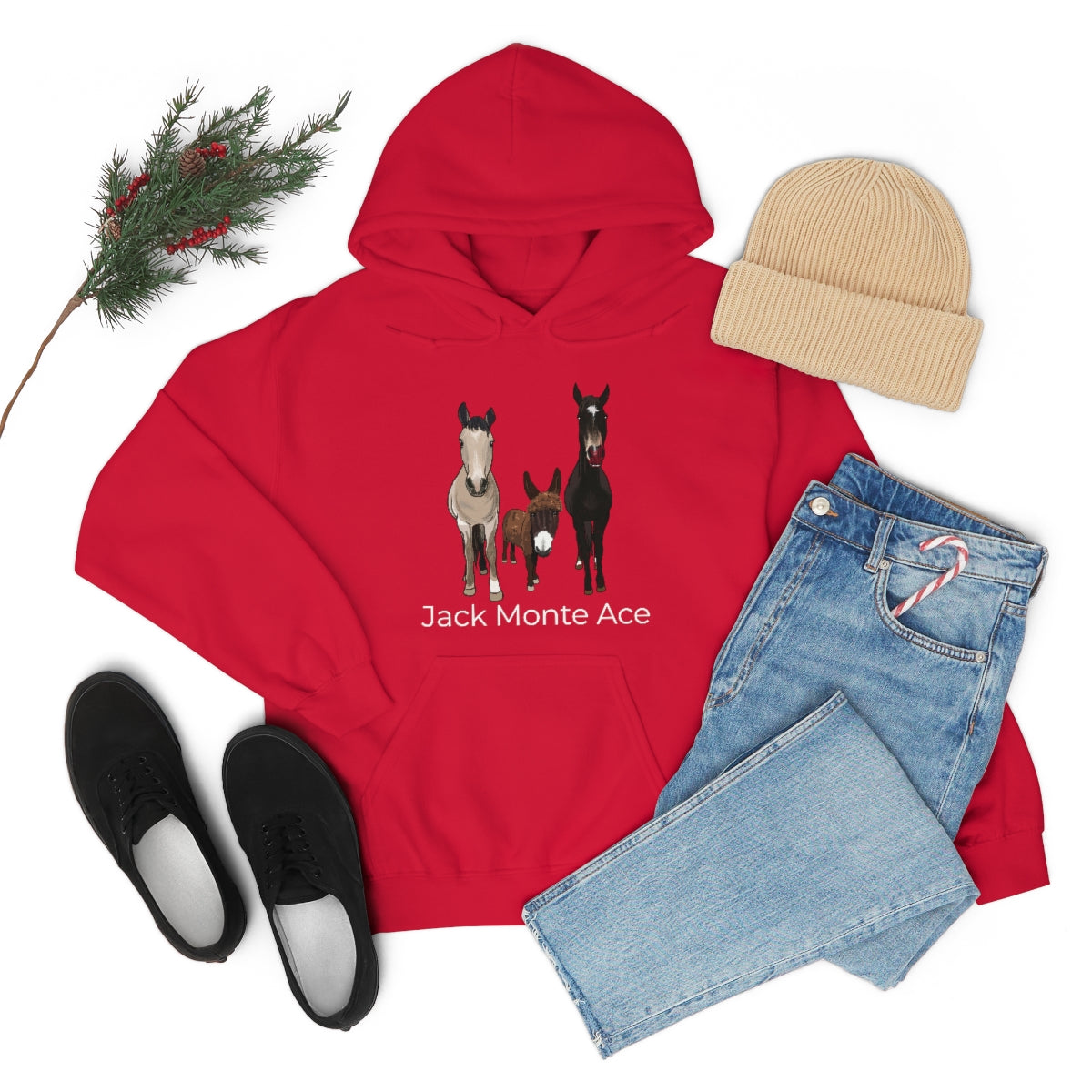 Monte the Singing Donkey and The Brudders Unisex Heavy Blend™ Hooded Sweatshirt (S-5XL)