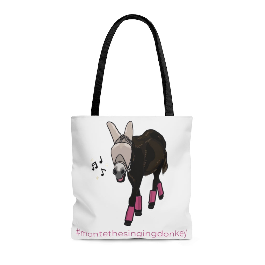 Monte the Singing Donkey Tote Bag