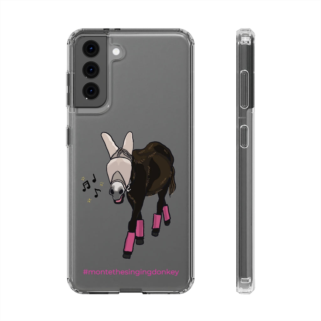 Monte the Singing Donkey Samsung Galaxy S21-22 Clear Phone Case