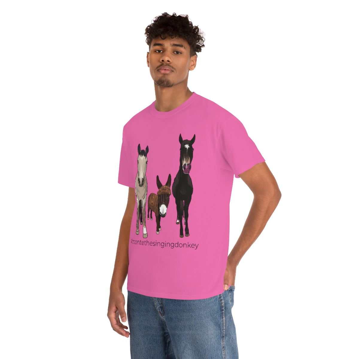 Monte the Singing Donkey and The Brudders Unisex Heavy Cotton Tee (S-3X)