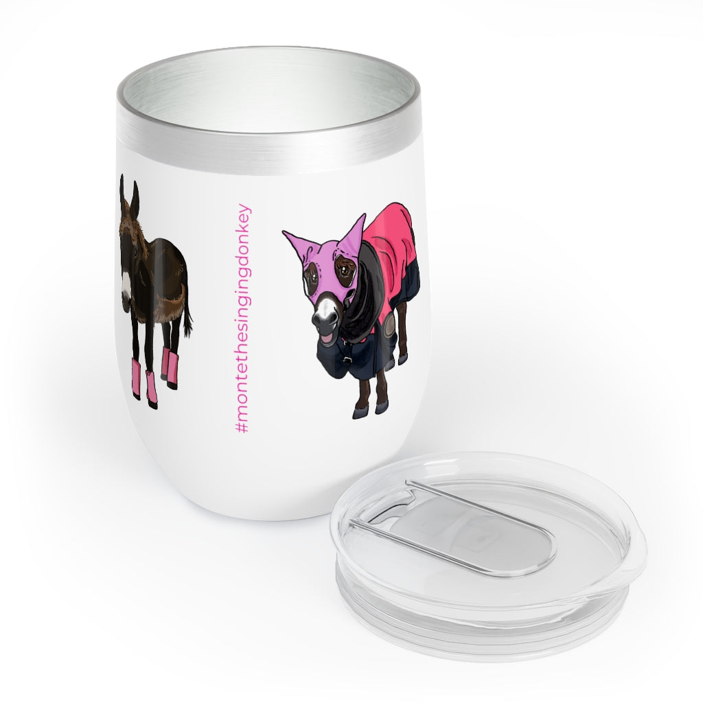 Monte the Singing Donkey - Chill Wine Tumbler