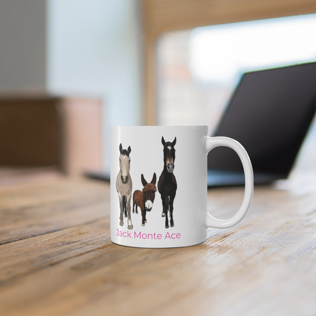 Mornings with Monte the Singing Donkey and The Brudders Ceramic Mug 11oz