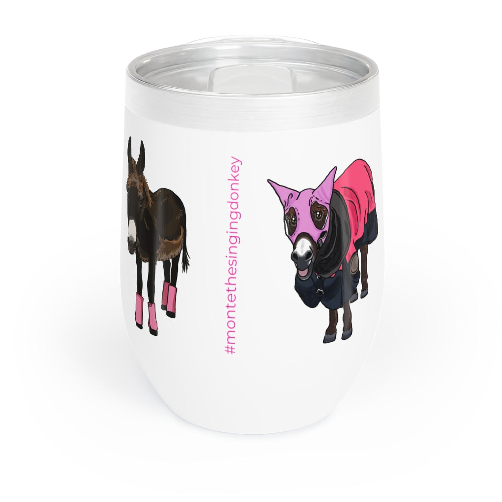 Monte the Singing Donkey - Chill Wine Tumbler
