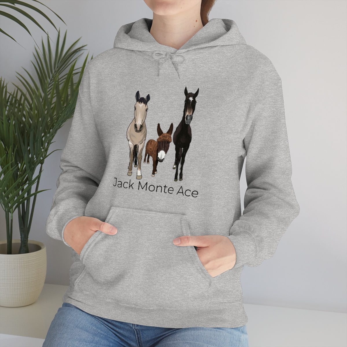 Monte the Singing Donkey and The Brudders Unisex Heavy Blend™ Hooded Sweatshirt (S-5XL)