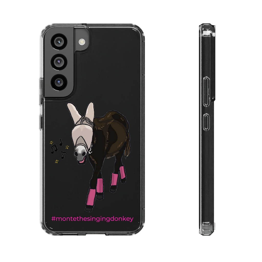 Monte the Singing Donkey Samsung Galaxy S21-22 Clear Phone Case