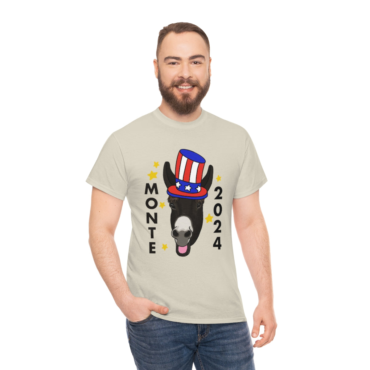 Monte the Singing Donkey for President Tees!