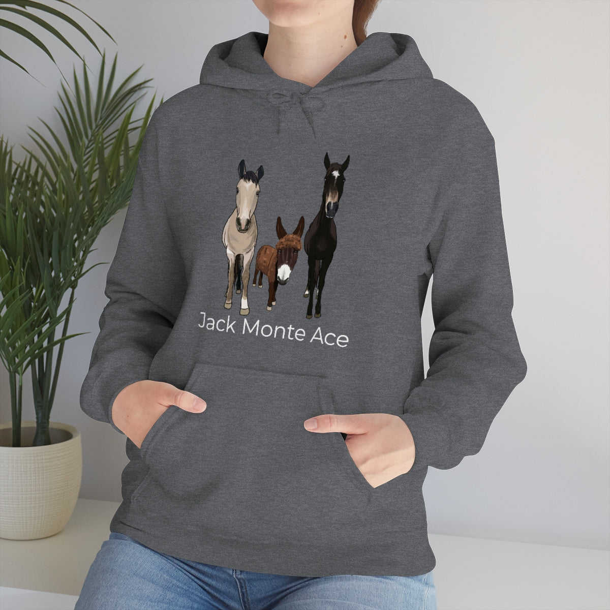 Monte the Singing Donkey and The Brudders Unisex Heavy Blend™ Hooded Sweatshirt (S-5XL)