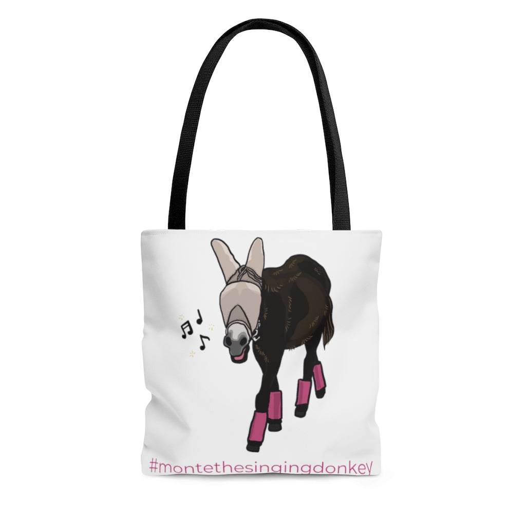 Monte the Singing Donkey Tote Bag